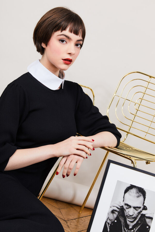 Col Claudine brodé MONTRE MOI TES SEINS À 16h08 🇫🇷