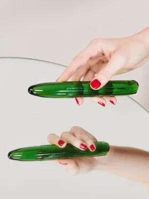 🥒Dildo en verre Concombre PRENDS TES VITAMINES