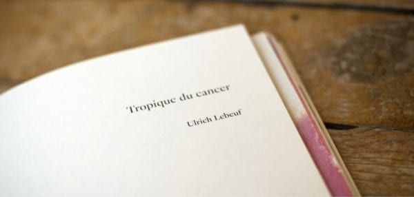 TROPIQUE DU CANCER  I Ulrich Lebeuf 🇫🇷