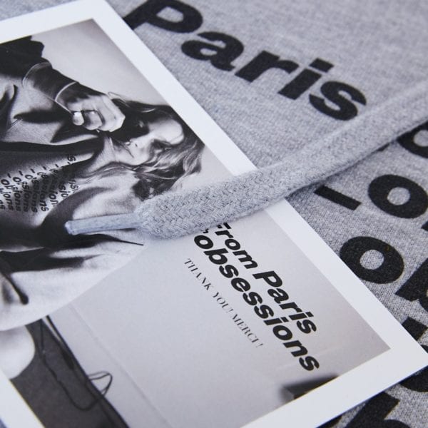 Grey HOODIE Unsixex  Paris_Obsessions  🇫🇷