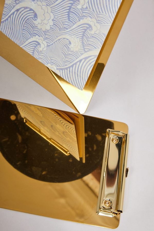 Bloc-note RENÉ Gold Grand modèle