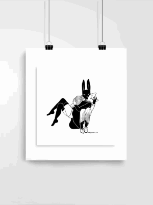 Illustration BUNNY LOVE x Catpurrrs 🇫🇷
