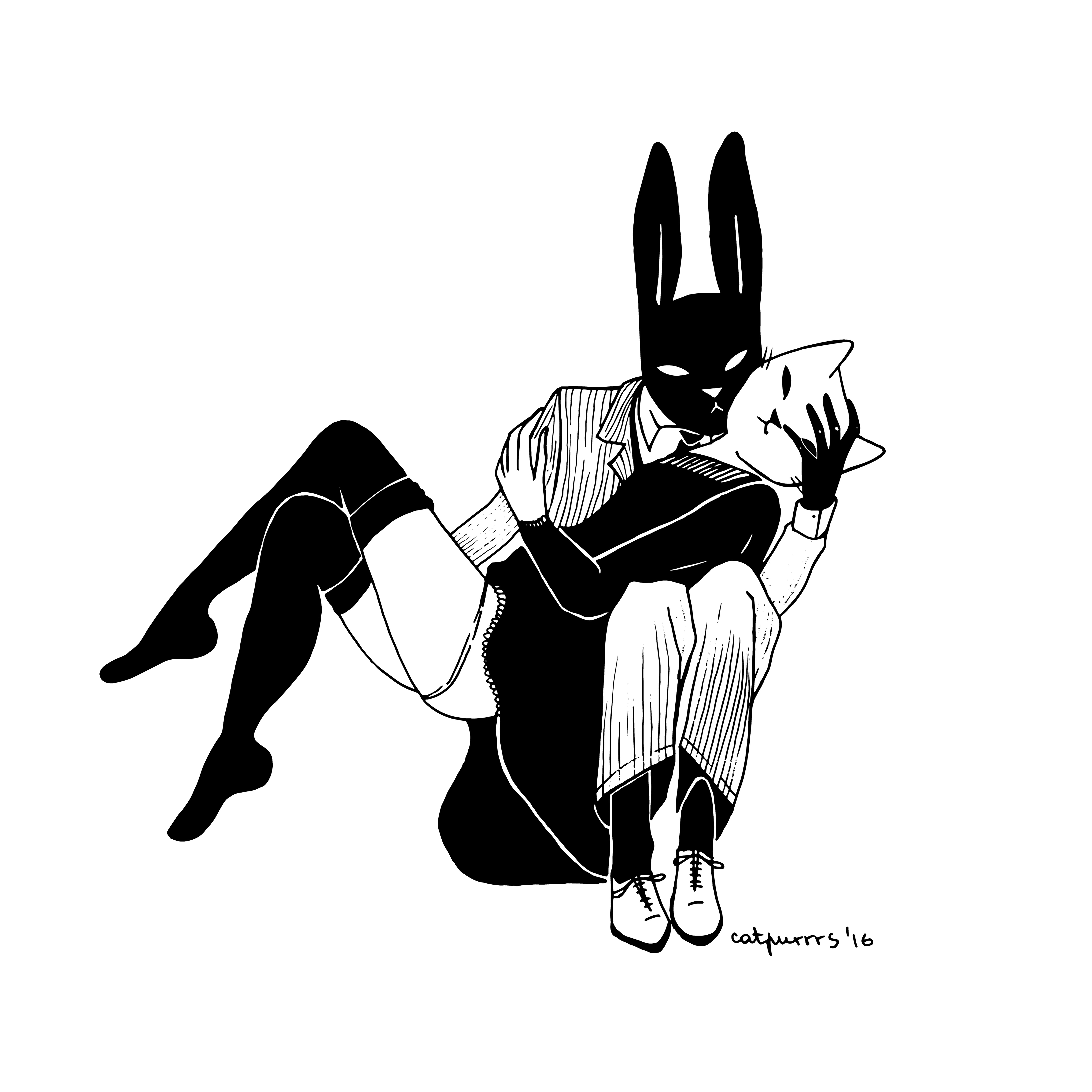 Illustration BUNNY LOVE x Catpurrrs 🇫🇷