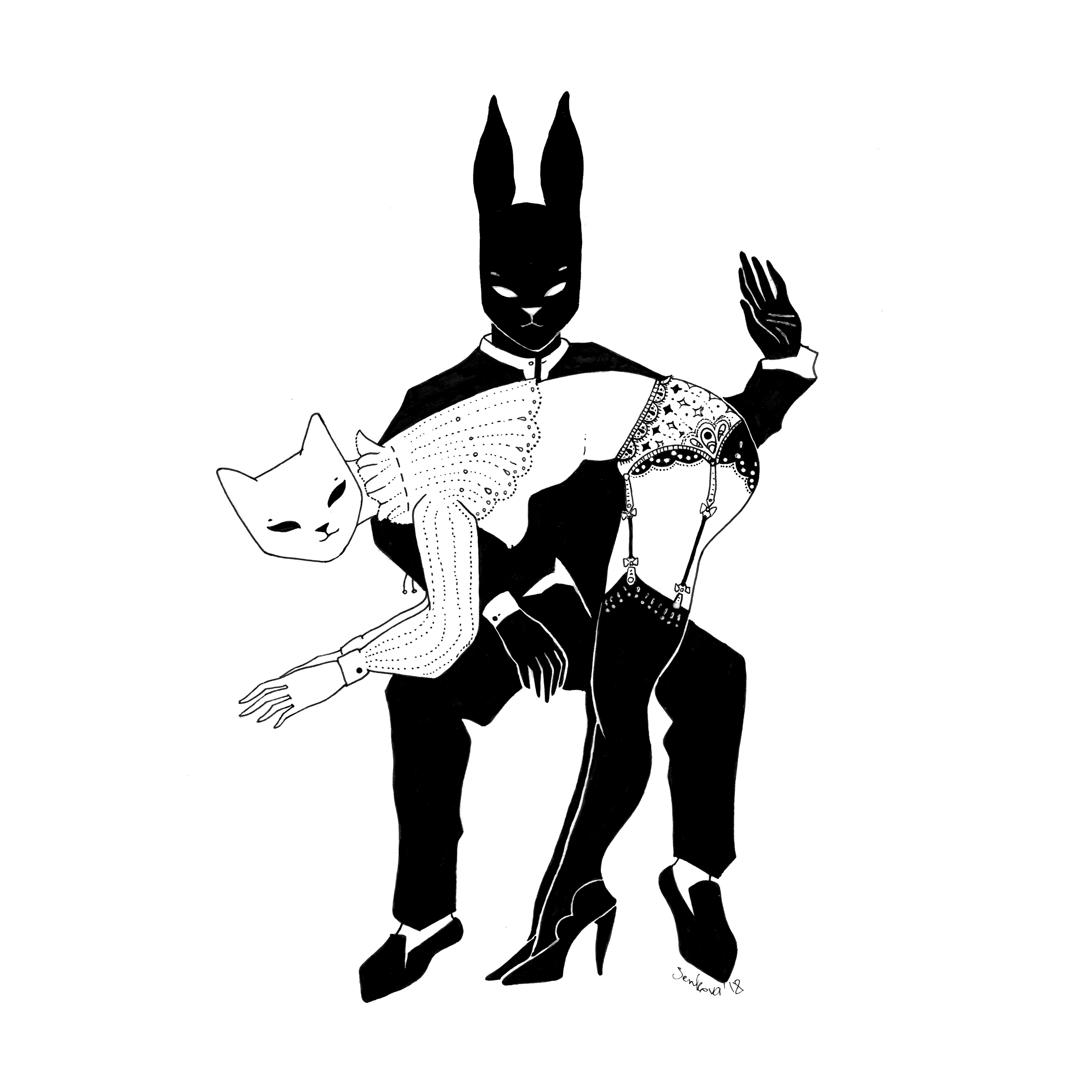 Illustration KITTY WAS NAUGHTY x Catpurrrs 🇫🇷