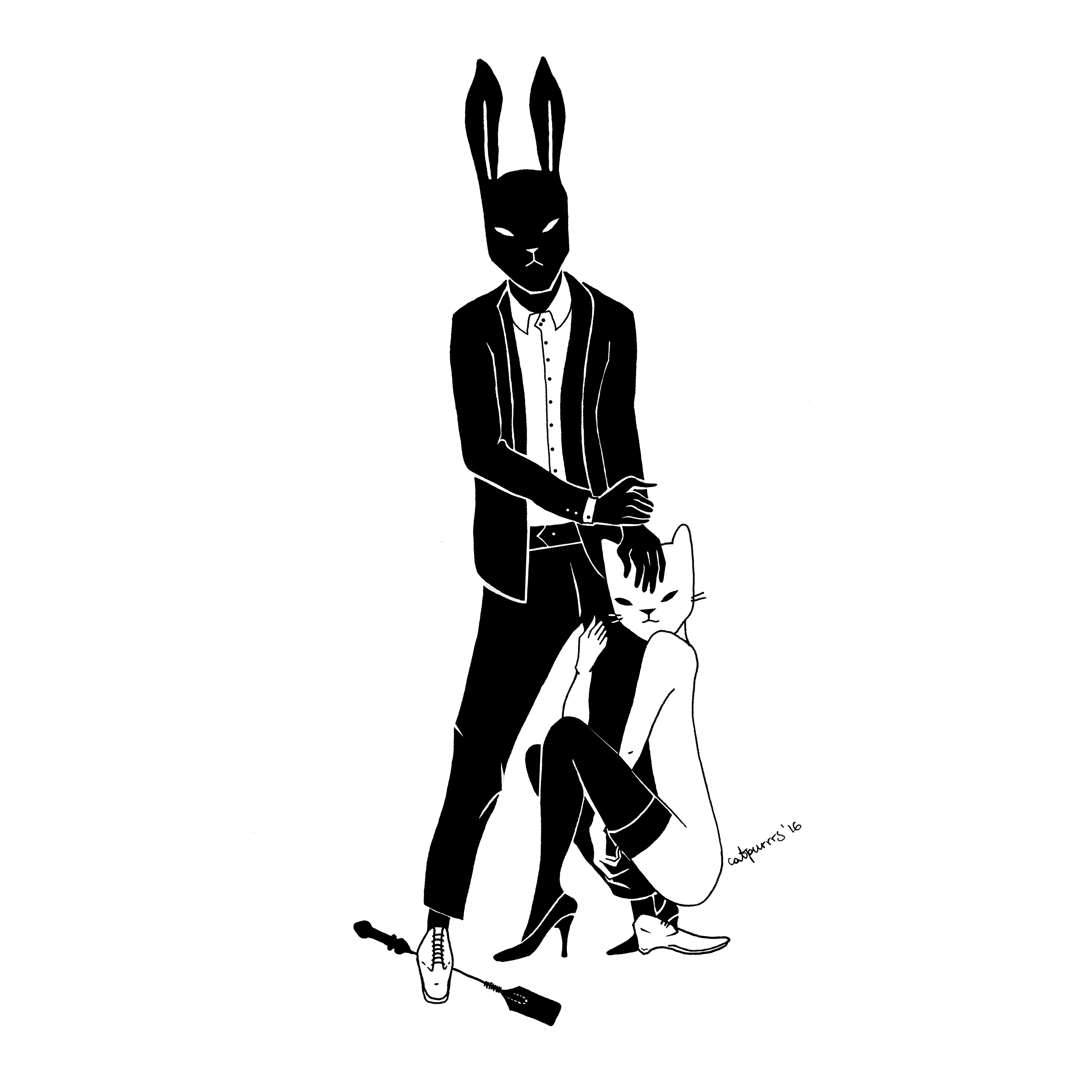 Illustration Mr BUNNY IS CRUEL x Catpurrrs 🇫🇷