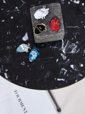 broche coeur be brave