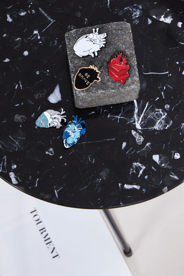 Broche BE BRAVE ❤️‍🔥
