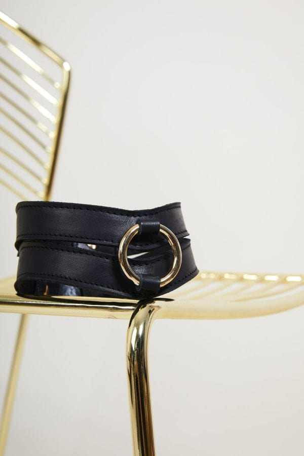 Collier ALTERA O-ring cuir x Maison Dressage