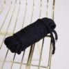 LA POSSESSION, Corde à shibari en coton DeLuxe Noir 5/10/20 mètres ø10mm