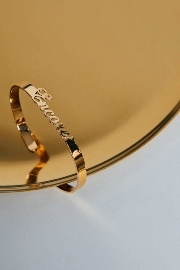 Bracelet #lesmotsdoux ENCORE Gold