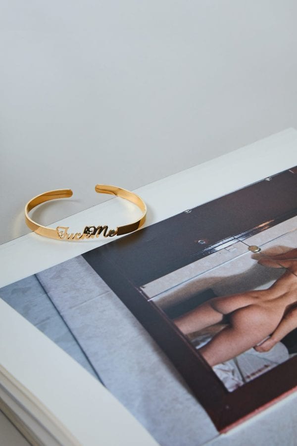 Bracelet #lesmotsdoux FUCKME Gold