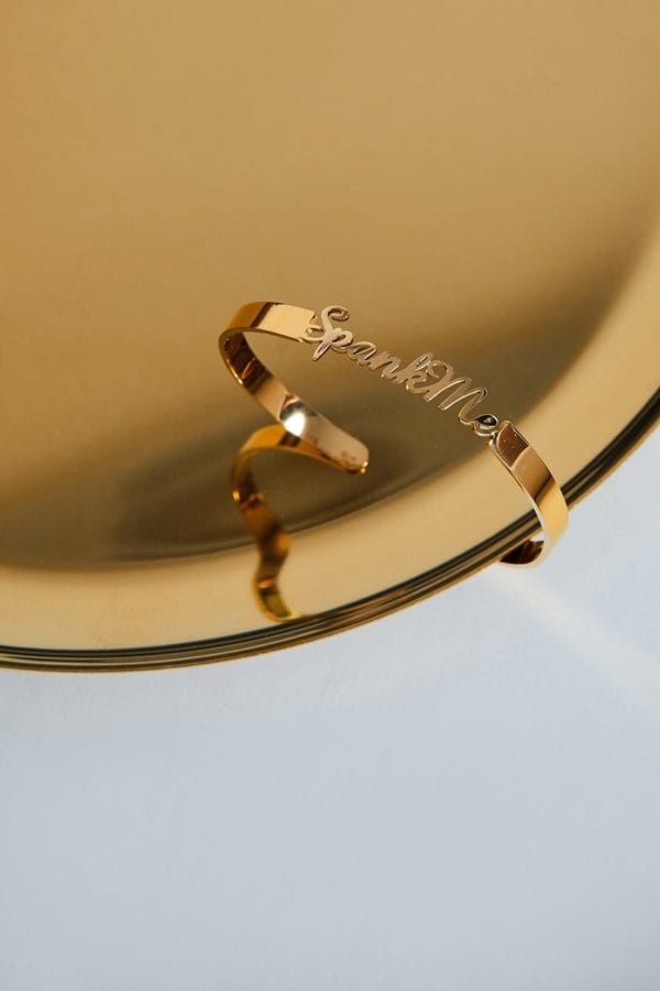 Bracelet #lesmotsdoux SPANKME Gold