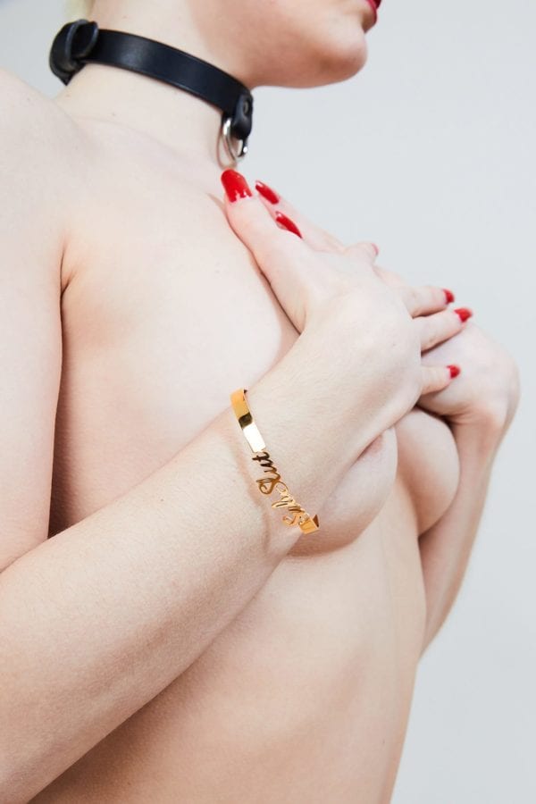 Bracelet #lesmotsdoux SUBSLUT Gold