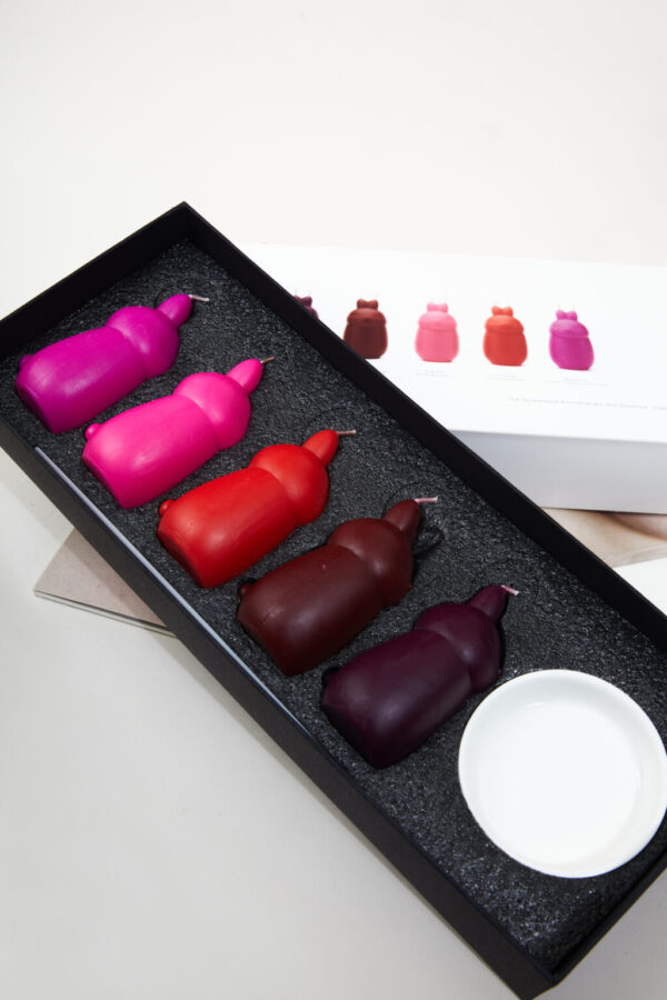 Coffret de luxe 5 Bougies BDSM WaxPlay BUNNY