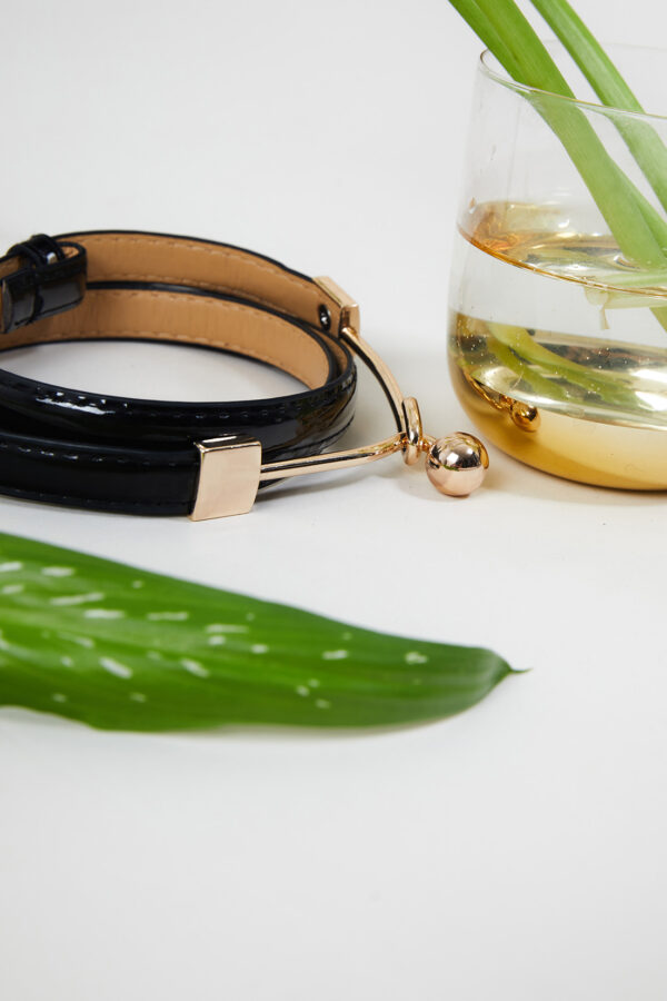 Ceinture en cuir GOLD RULES