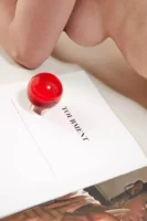Gape-ball Rouge, Boule de training anal LIRE L'AVENIR DANS TON CUL