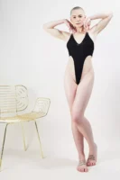 Body noir en tulle PAR EN DESSOUS
