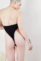 Body noir en tulle PAR EN DESSOUS