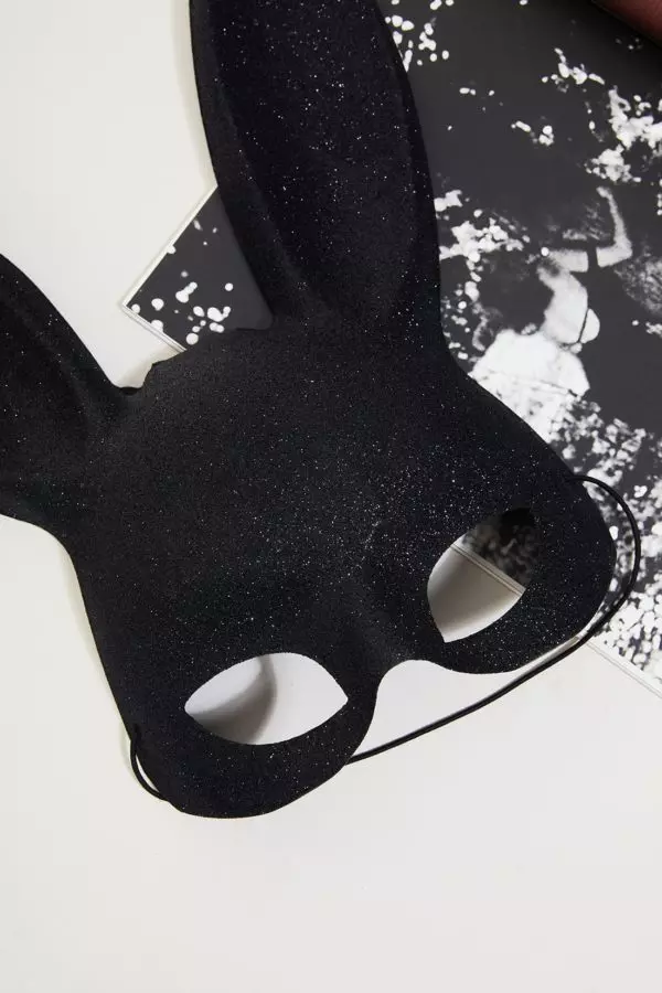 Masque Bunny Glitter Noir L'ADORABLE