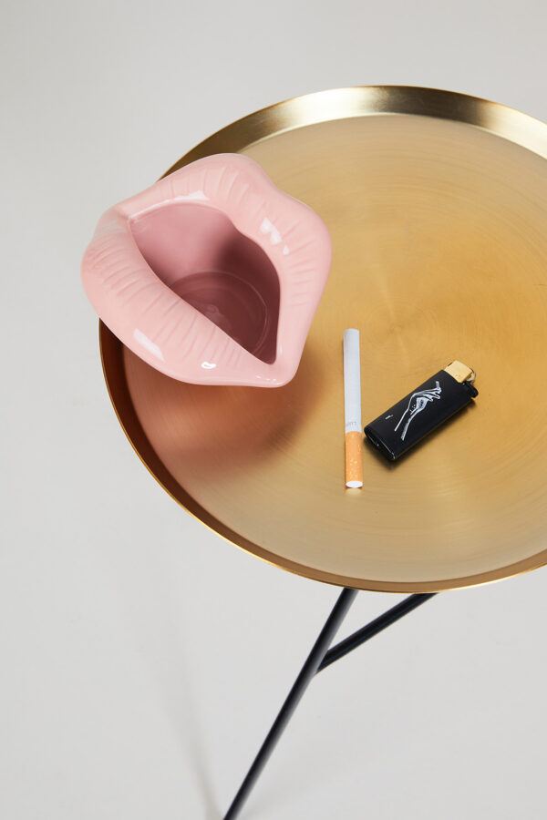 Cendrier Pink en céramique OPEN YOUR MOUTH