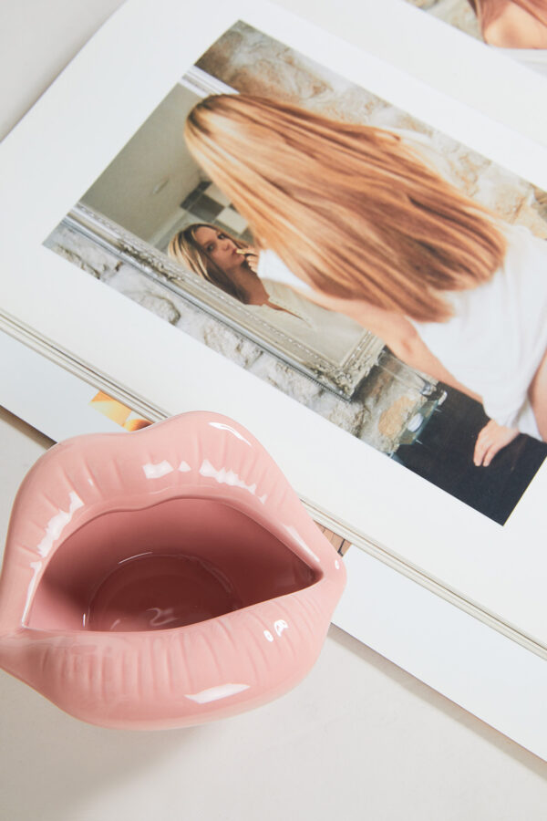 Cendrier Pink en céramique OPEN YOUR MOUTH
