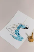 Aquarelle HISTOIRE D'EAU N°17 x Céline Achour 🇫🇷