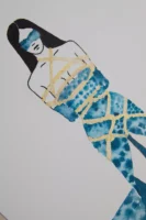 Aquarelle HISTOIRE D'EAU N°9 x Céline Achour 🇫🇷