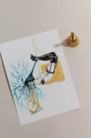 Aquarelle HISTOIRE D'EAU N°20 x Céline Achour🇫🇷