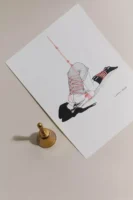 Aquarelle L'AUTRUCHE x Céline Achour 🇫🇷