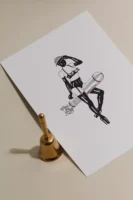 Aquarelle NI VUE NI CONNUE x Céline Achour 🇫🇷
