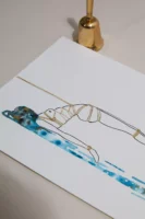 Aquarelle HISTOIRE D'EAU  N° 56 x Céline Achour 🇫🇷