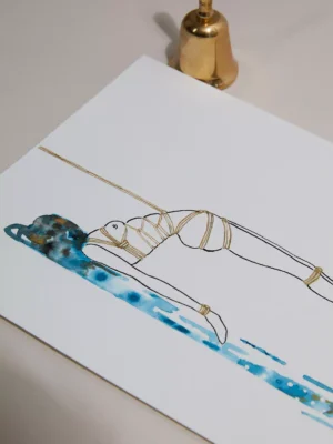 Aquarelle HISTOIRE D'EAU  N° 56 x Céline Achour 🇫🇷