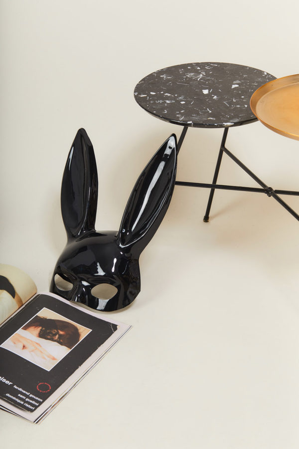 Masque Bunny noir Shiny L'ADORABLE