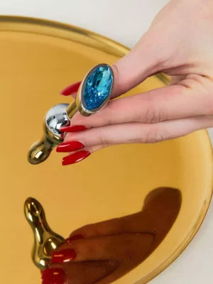 Mini Plug anal PALE BLUE EYES Diam's #03