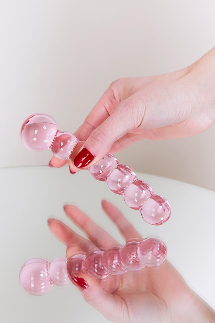 Toy chapelet en verre Pink FOURCHAMBERS