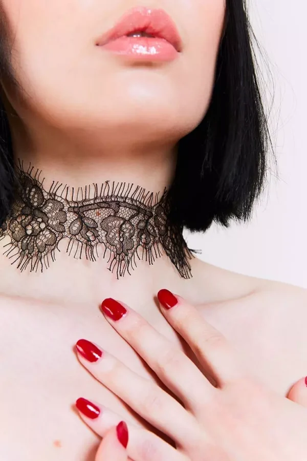 Choker CASSANDRE Dentelle de Calais x Paloma Casile 🇫🇷
