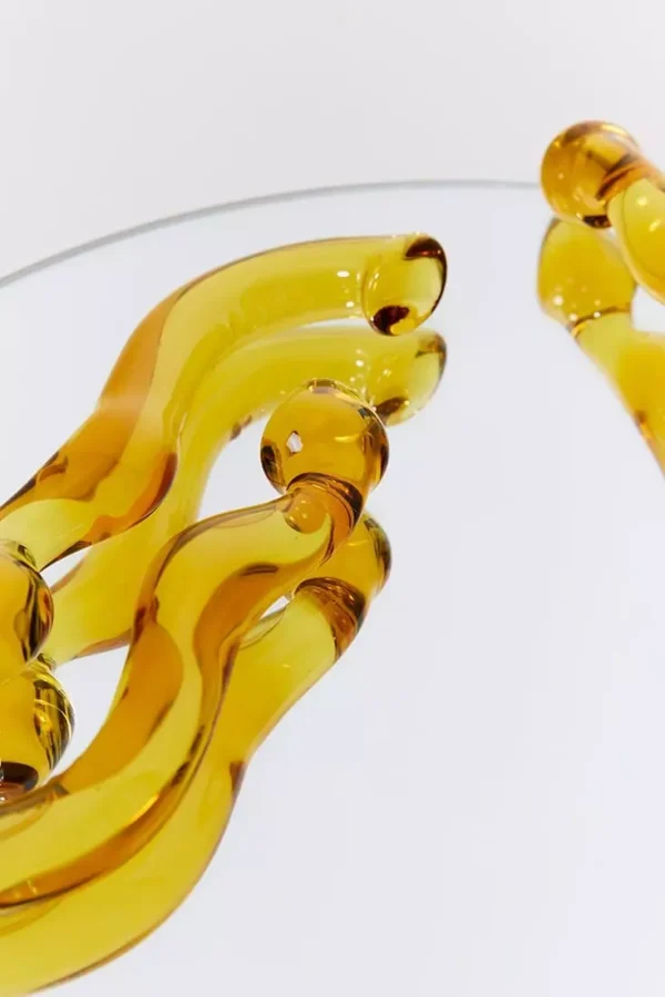Dildo en verre jaune SQUIRTY PARTY