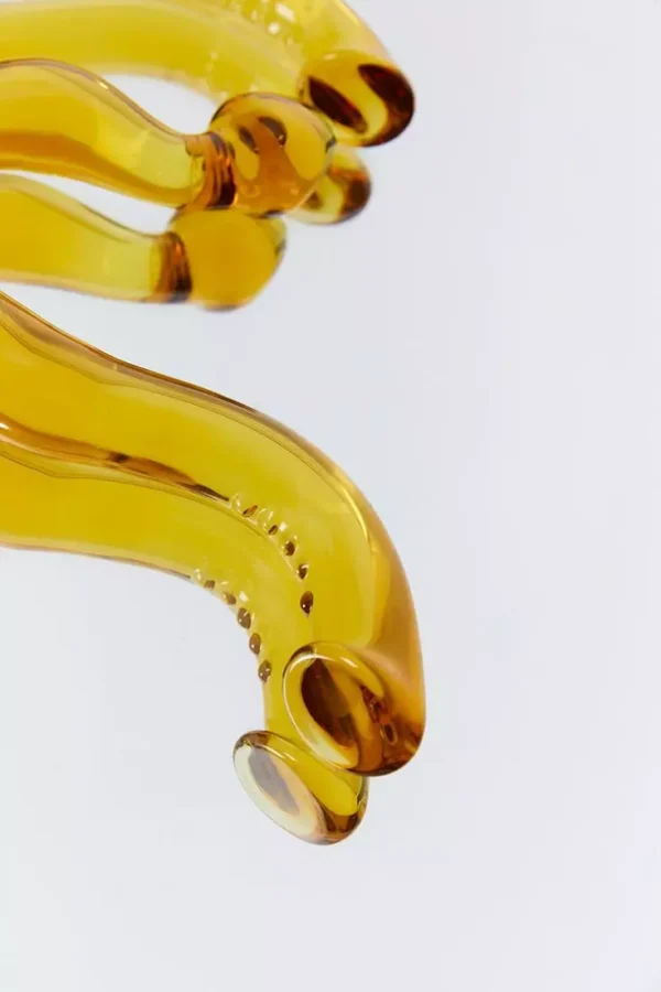 Dildo en verre jaune SQUIRTY PARTY