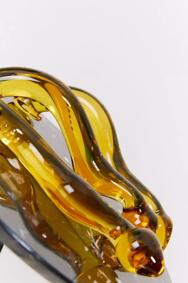 Dildo en verre jaune SQUIRTY PARTY