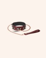 Set 2 pièces Collier de soumission + Laisse SLAVE'S BEAUTY x Liebe