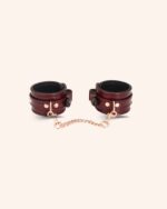 Set 2 Menottes Poignets SLAVE'S BEAUTY x Liebe