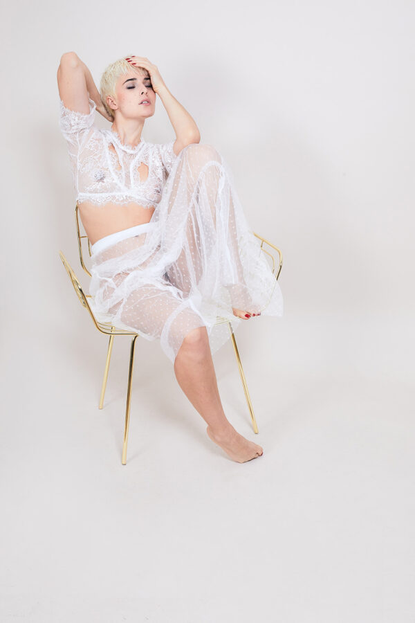 Jupe transparente en tulle À VUE D’OEIL