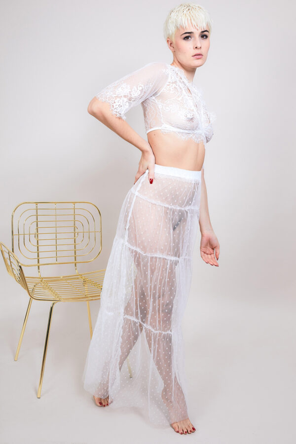 Jupe transparente en tulle À VUE D’OEIL