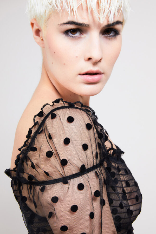 Top en tulle transparent AMANDA