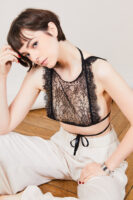 Crop-top HARUKA dentelle