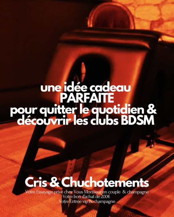 EVENT🔥CRIS & CHUCHOTEMENTS, un moment pour 2