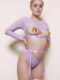 SATELLITE GIRL, ensemble Harnais 4 pièces en mesh