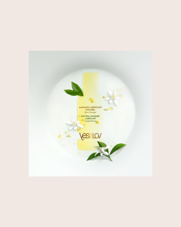 MASSAGE LUBRIFIANT NATUREL Fleur d'oranger 🍊 x YESforLOV 🇫🇷