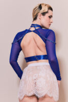 Minijupe dentelle noire HONEY SUCKLE