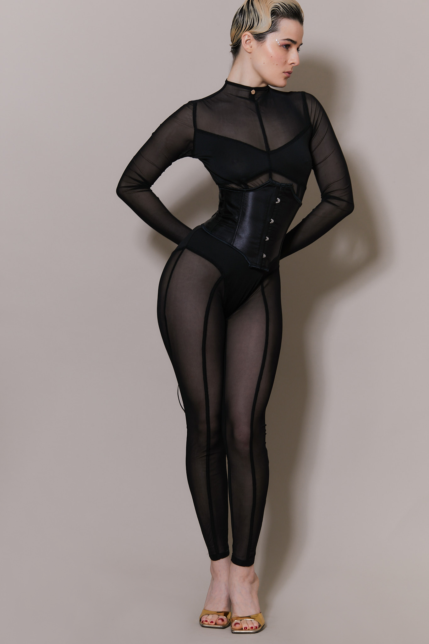 Catsuit semi-opaque SOLEIL NOIR